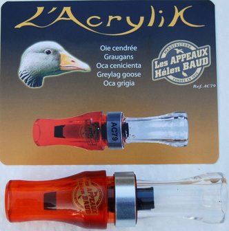 Greylag geese decoy whistle - L&acute;Acrylik Helen Baud