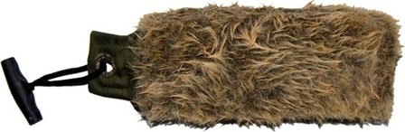 Mannequin pour chien avec fourrure artificielle en toile Vert fonc&eacute; 500 grammes