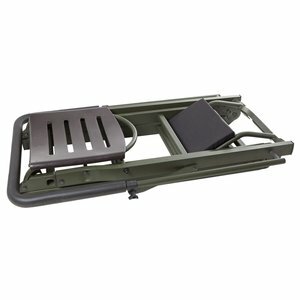 Opvouwbare aluminium vrij staande aanzit ladder met zitje