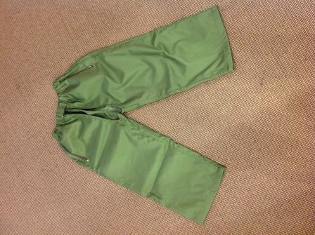 Waterproof rain pantsPantalon de pluie imperm&eacute;able Vert