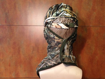 Pet met gezicht camouflage / gezichtsmasker Riet