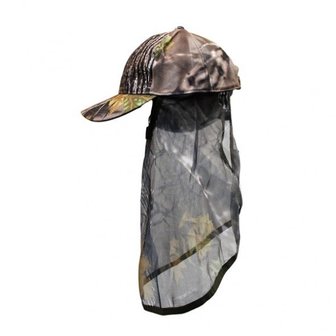 Pet met gezicht camouflage wicked wood bruin / gezichtsmasker