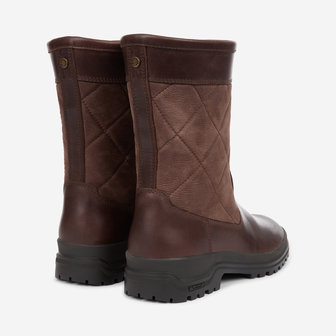 LE CHAMEAU Dames JAMESON Mid Quilted Femme Caramel Lederen Laars