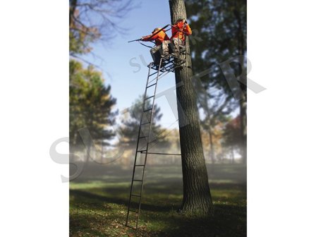 Portable 2-Man Ladder Stand &amp; Raised Hide 5,0m - A15