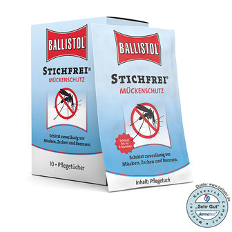 Muggen doekjes / Stichfrei (Ballistol)