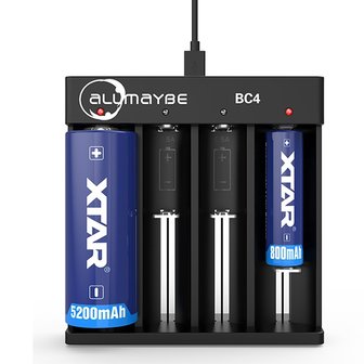 Batterij oplader ALLMAYBE BC4 XTAR