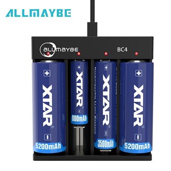 Batterij oplader ALLMAYBE BC4 XTAR