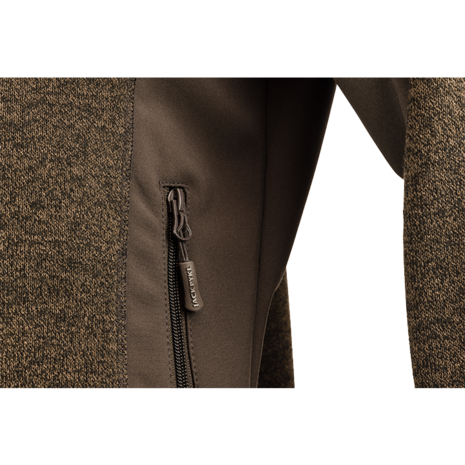 Weardale Knitted Jacket Brown - JACK PYKE