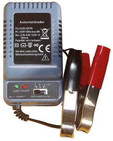 HTRONIC Battery charger for 6-12 V batteries