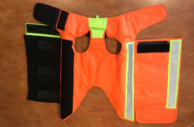 Hundesicherheitsweste mit Kevlar