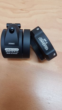 SMARTCLIP PF4 Converter / Connector for Pulsar Forward F(N)135 / F(N)155 / F(N)455 / F(N)455S (4 pins) to M52x0.75 screw thread
