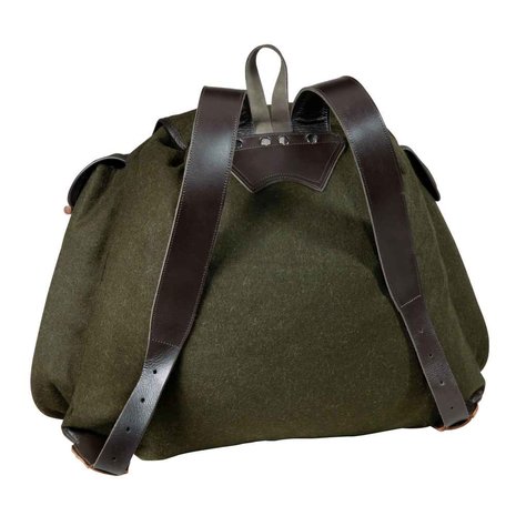 Sac à dos de chasse silencieux en loden de luxe vert- WAIDMANN