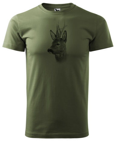 Reh T-Shirt Grun - Logo