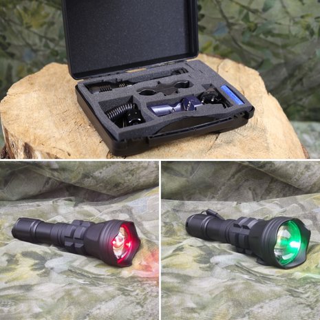 Waidmann 380 Lumen LED Jacht Zoom Zaklamp met Koffer