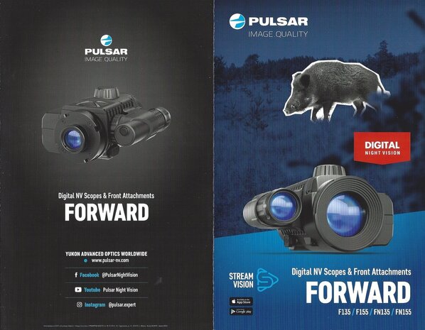 Pulsar Oculair / Vergroting booster 5x30 voor F455 / FN455 Forward nachtzicht Digitaal  Demo