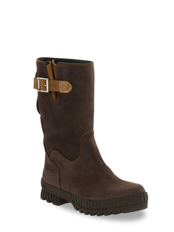 ZOO Heren Outdoor laarzen Maxx waterdicht leer kuit hoge schacht Donkerbruin