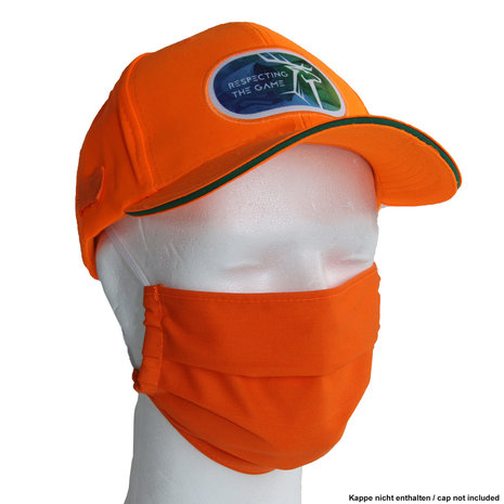 Gesichtsmaske / Mund-Nasen-Maske Orange