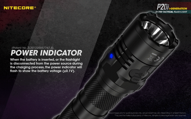 Nitecore P20i Tactische Led Zaklamp Oplaadbaar