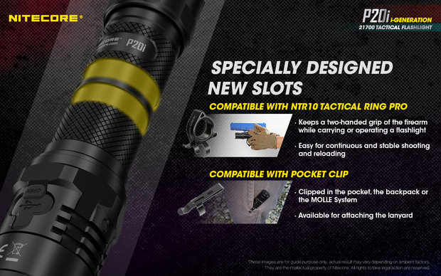 Nitecore P20i Tactische Led Zaklamp Oplaadbaar
