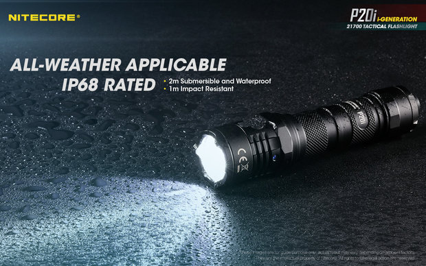 Nitecore P20i Tactische Led Zaklamp Oplaadbaar