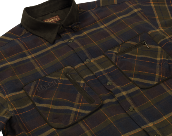 Härkila Pajala Shirt - Mellow brown check