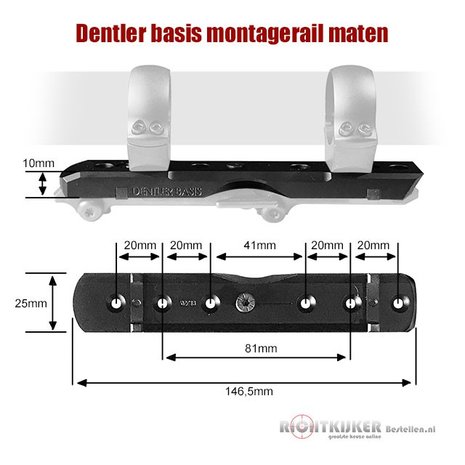 Dentler Montageschiene Dentler BASIS