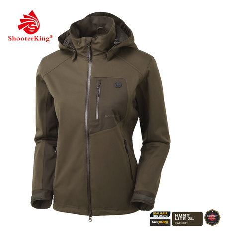 SHOOTERKING HUNTFLEX JACKET BROWN OLIVE WOMEN