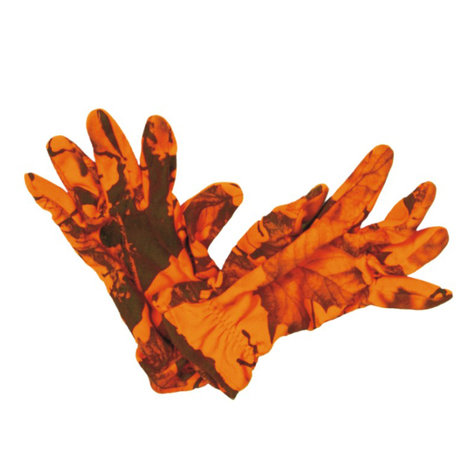 Fleece Handschoen Camouflage Oranje - ARCTECH