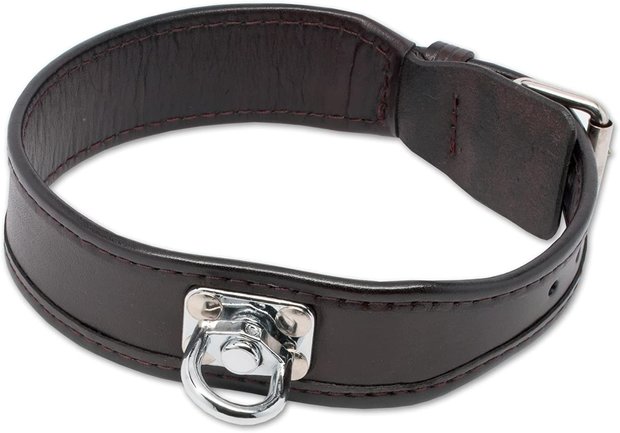 Leder Halsband met Draai-oog voor Zweet werk & Dagelijks gebruik