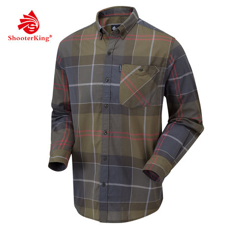 SHOOTERKING Huntflex Chemise à carreaux Hommes