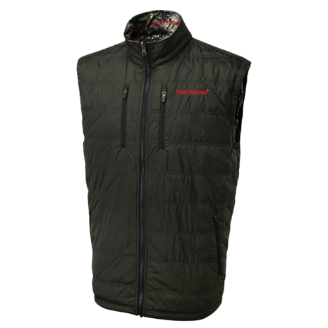 Shooterking Digitex Omkeerbare Jas + Bodywarmer Groen/Camo (Heren)