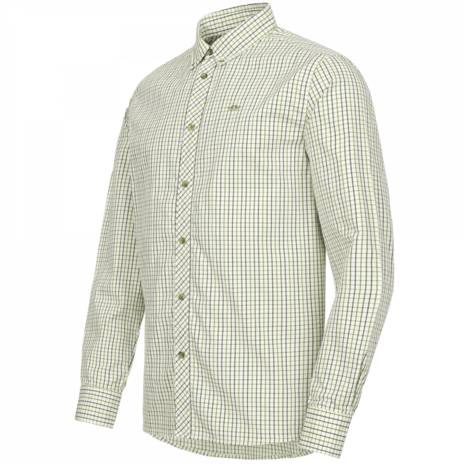 Blaser Hemd Tristan 22 Olive/Beige Geruit