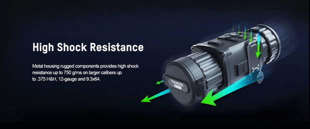 Hikmicro Thunder PRO TE19C Clip-on Warmtebeeld (Voorzetkijker)