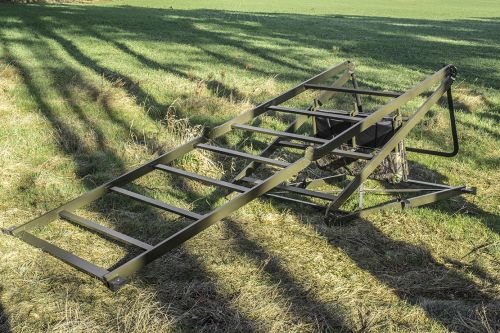 Siège de terrain autoportant pour 2 personnes / hauteur d'assise 2,60 m