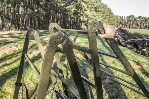 Wolnostojące Ruchome wysokie siedzisko / drabinka do siedzenia 2 osoby 2,00 m