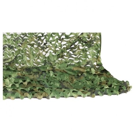 Filet de camouflage 1,80 x 6 mètres 150D Woodland