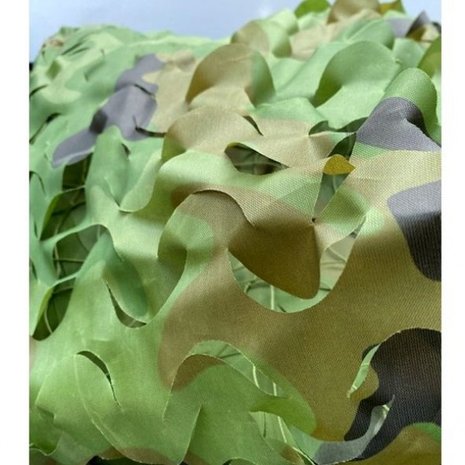 Filet de camouflage 1,80 x 6 mètres 150D Woodland