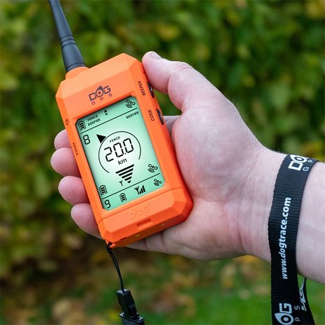 DogTrace GPS X20 Hundeortung für die Jagd - Hundeortungsgerät für Profis, ORANGE