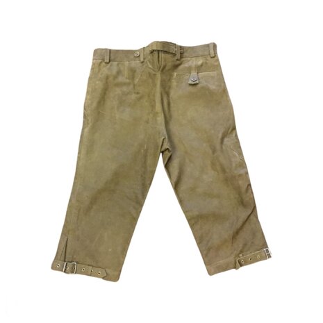 Waidmann Pantalon Cuir 3/4 trois quart - Cuir de buffle / Cuir Hommes