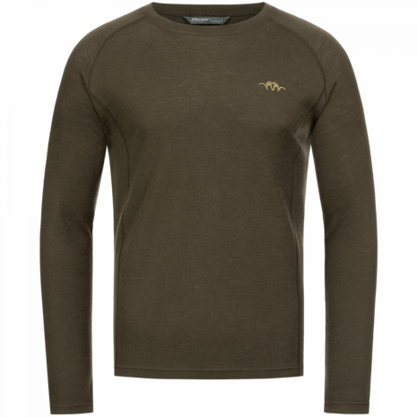 Blaser Herren Merino Base Layer Roundneck Jonar