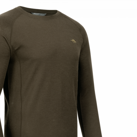 Blaser Men's Merino Base Layer Roundneck Jonar