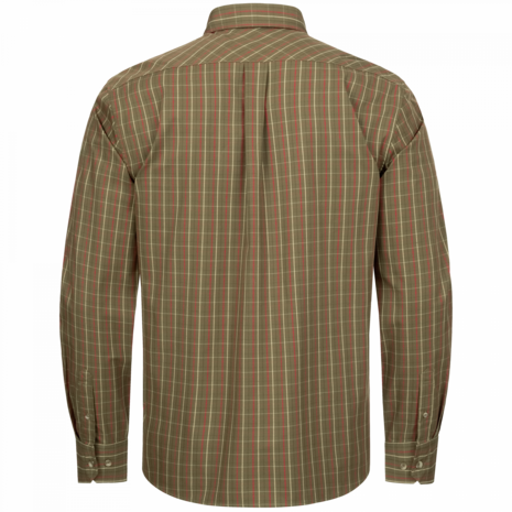 Chemise Blaser Tristan Olive/Carreaux Rouges