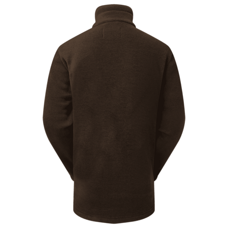 Shooterking Oxford Polartec fleece jacket brown men