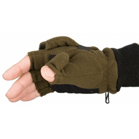 Somlys Warm Thick Gloves - Mittens 3M Thinsulate insulation Green