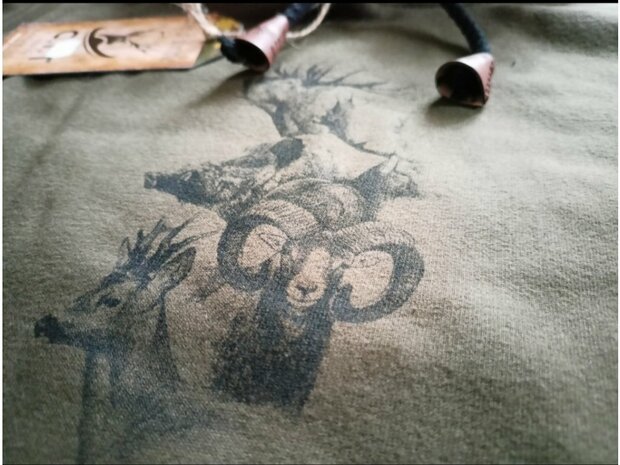 Hoodie Trui met jachtmotief
