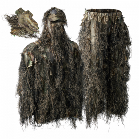 DEERHUNTER Sneaky Ghillie Pull-over Set with gloves