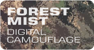 SHOOTERKING Damen Softshell Jacke wendbar Forest Mist Camouflage Rot / Weiden grün