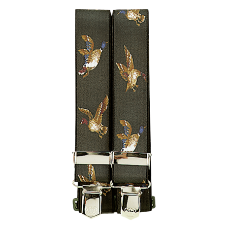 Fritzmann Bretelles 4 Clips de fixation Canard