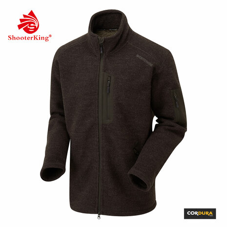 ShooterKing Jacke Forest Woolen Braun Herren