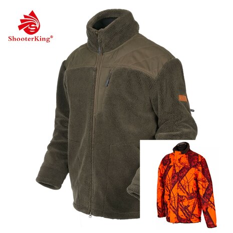 ShooterKing Dawn Fleece Jas 2.0 Omkeerbaar Heren